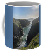 Dramatic Coastal Cliff Scene Coffee Mug