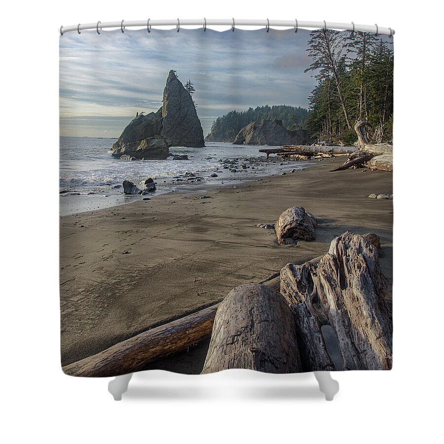 Rugged Coastal Landscape Shower Curtain