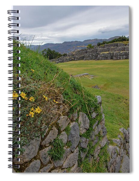 Saqsaywaman In Cusco Peru Spiral Notebook
