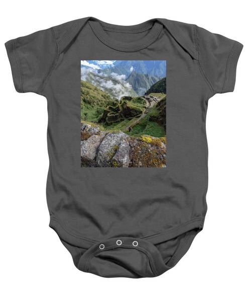 Misty Mountain Pathway Of The Inca Trail Baby One-Piece