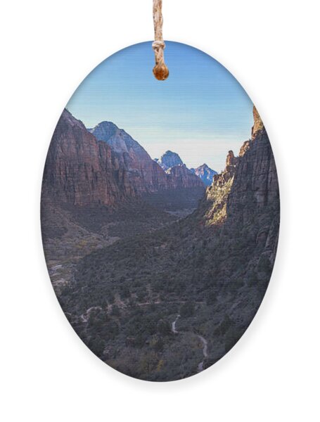 Breathtaking Valley Vista In Zion National Park Ornament
