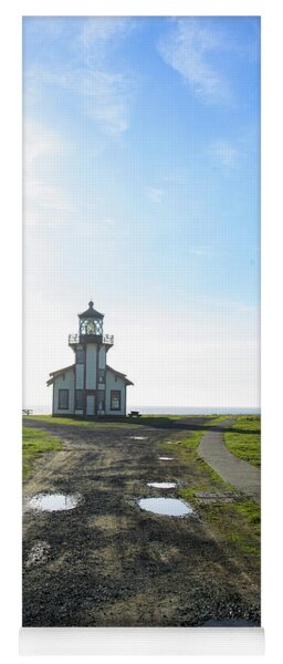 Lighthouse Under A Bright Sky Yoga Mat