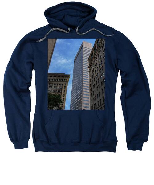 Skyscrapers Against Blue Sky Sweatshirt