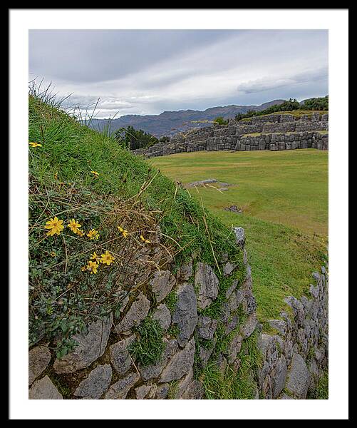 Saqsaywaman In Cusco Peru Framed Print