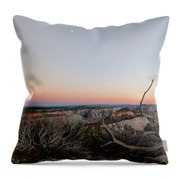 Breathtaking Canyon Sunset View Throw Pillow