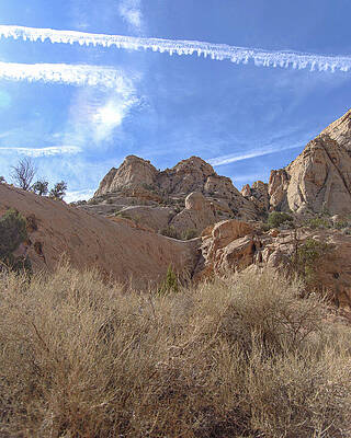 Nature Wall Art featuring the photograph Desert Cliffs In Capitol Reef National Park by Brandon Wichmann