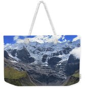 Majestic Mountain Overlooks Humantay Lake Weekender Tote Bag