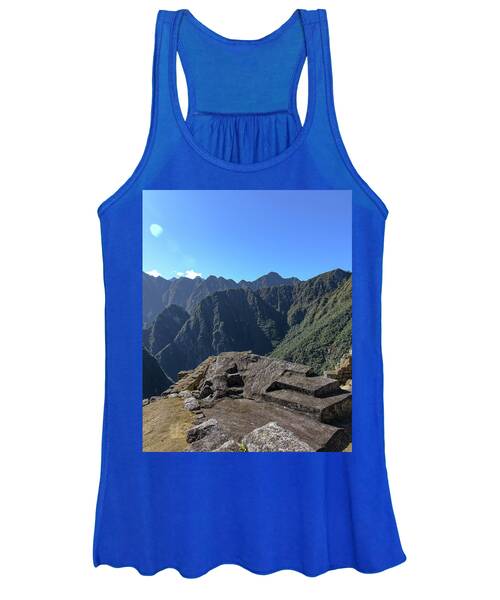 Majestic Mountain Views At Machu Picchu Women's Tank Top