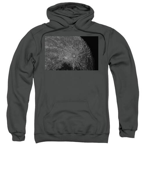 Lunar Surface Craters In Detail Sweatshirt