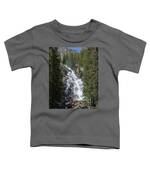 Waterfall Amidst Forest Landscape Toddler T-Shirt