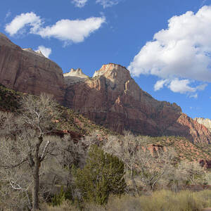Majestic Mountain under Clear Blue Sky by Brandon Wichmann Majestic Mountain under Clear Blue Sky by Brandon Wichmann