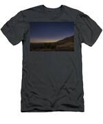 Twilight Comet Over Desert Landscape T-Shirt