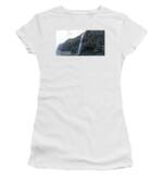 Secluded Coastal Waterfall Cascade Women's T-Shirt