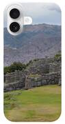 Saqsaywaman Incan Ruin In Cusco Peru iPhone Case