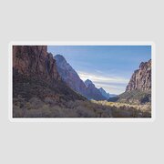 Majestic Zion National Park View Sticker