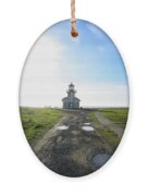 Lighthouse Under A Bright Sky Ornament