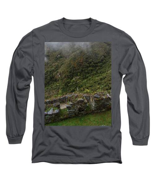 Misty Mountain Ruins Long Sleeve T-Shirt