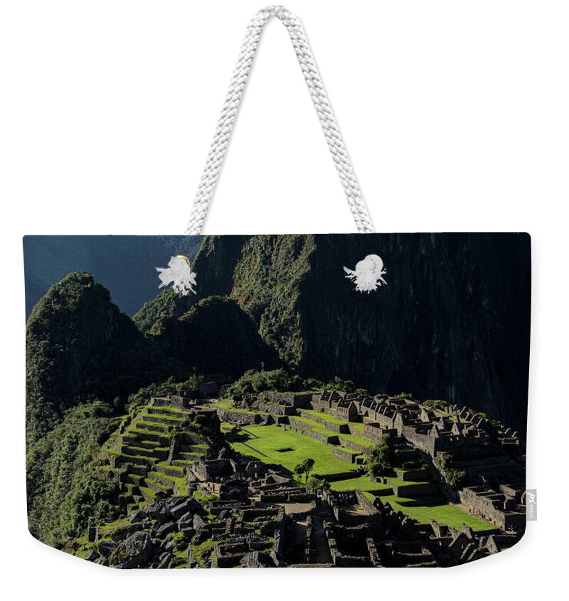 Majestic Ruins In A Mountain Valley Weekender Tote Bag