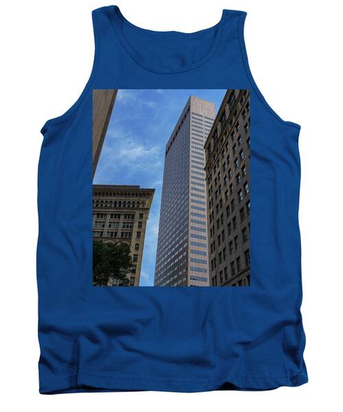 Skyscrapers Against Blue Sky Tank Top