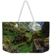 Mysterious Incan Ruins In The Mountains Weekender Tote Bag