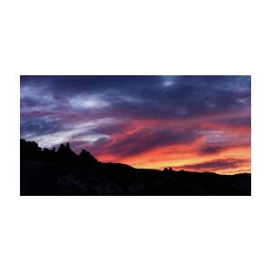 Vivid Twilight over Rocky Silhouette by Brandon Wichmann Vivid Twilight over Rocky Silhouette by Brandon Wichmann