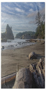 Rugged Coastal Landscape Bath Towel