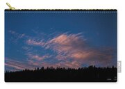 Twilight Over Forested Horizon Zip Pouch
