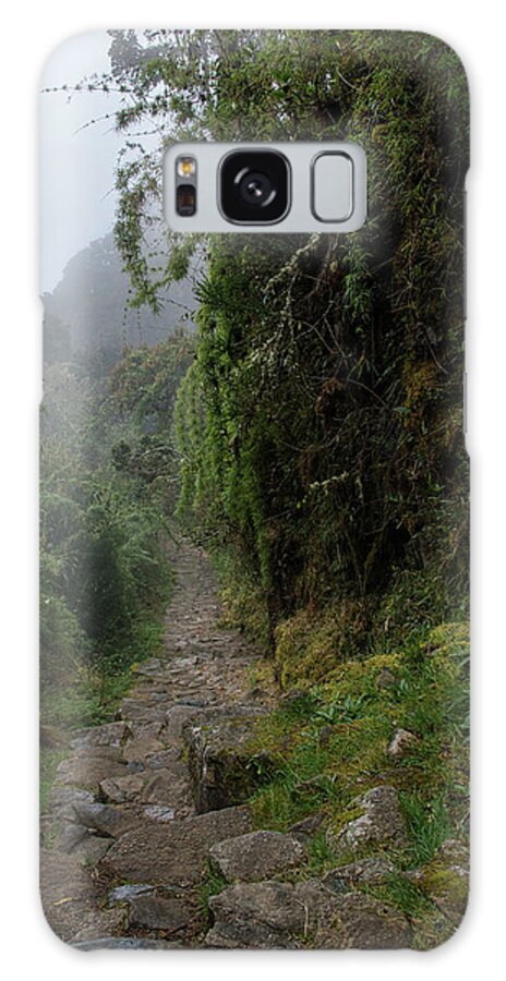 Misty Forest Pathway On The Inca Trail Galaxy Case