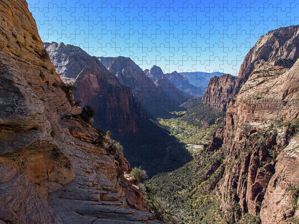 Breathtaking Zion Canyon View Jigsaw Puzzle