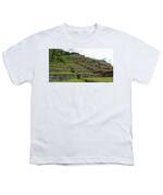 Ancient Terraces Amidst Greenery Youth T-Shirt