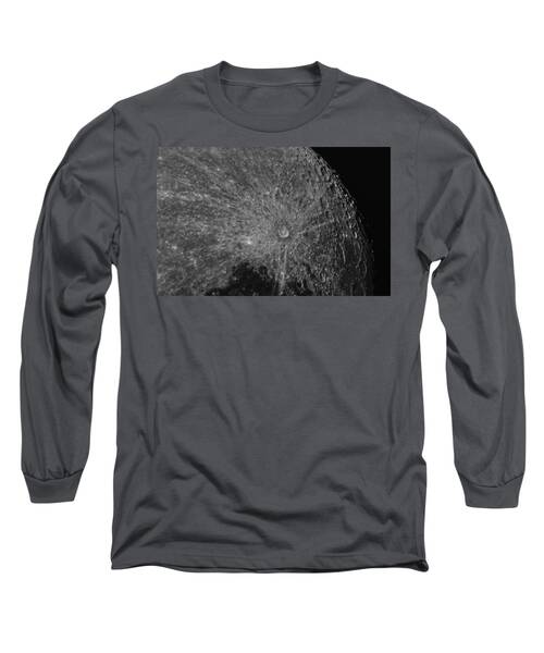 Lunar Surface Craters In Detail Long Sleeve T-Shirt