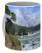 Coastal Serenity With Rugged Cliffs Coffee Mug