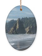 Dramatic Coastal Rock Formations Ornament