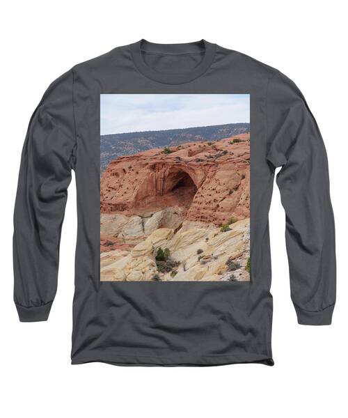 Natural Arch In Desert Landscape Long Sleeve T-Shirt