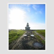 Lighthouse Under A Bright Sky Sticker
