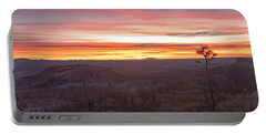 Serene Mountain Sunrise In Bryce Canyon National Park Portable Battery Charger