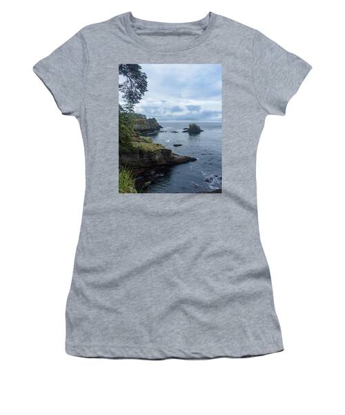 Rugged Coastal Landscape with Cliffs Women's T-Shirt