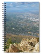 Expansive View From Ben Lomond Summit Spiral Notebook