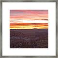 Serene Mountain Sunrise In Bryce Canyon National Park Framed Print
