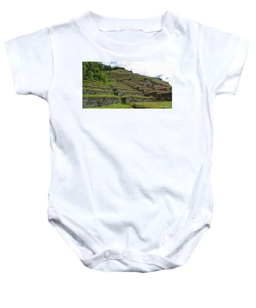 Ancient Terraces Amidst Greenery Baby One-Piece