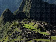 Majestic Ruins In A Mountain Valley Jigsaw Puzzle