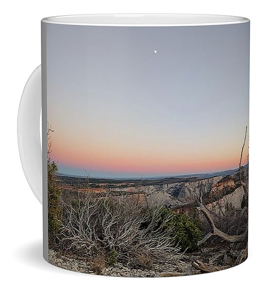 Breathtaking Canyon Sunset View Coffee Mug