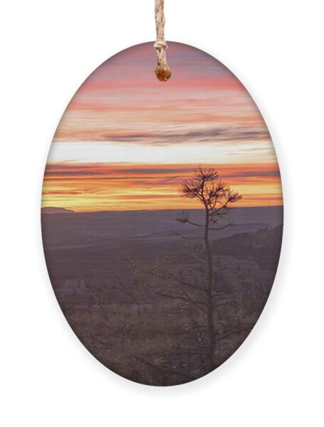Serene Mountain Sunrise In Bryce Canyon National Park Ornament