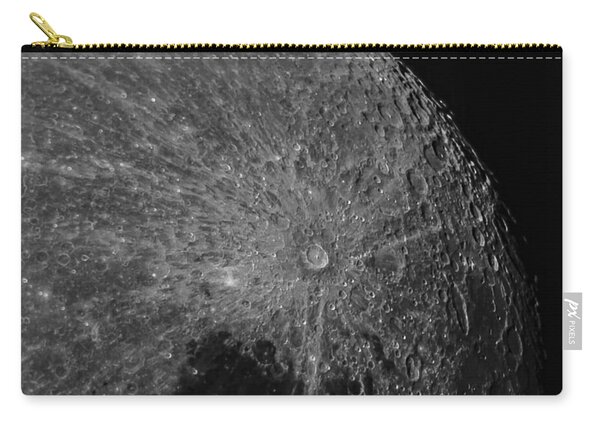 Lunar Surface Craters In Detail Zip Pouch