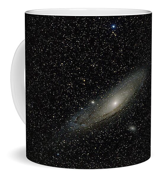 Vastness Of The Andromeda Galaxy Coffee Mug