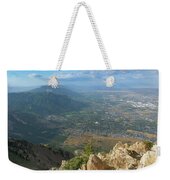 Expansive View From Ben Lomond Summit Weekender Tote Bag