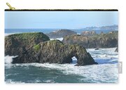 Majestic Coastal Rock Formations Zip Pouch