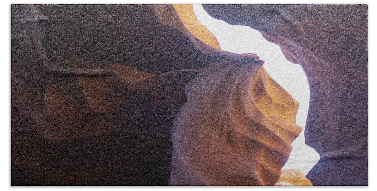 Antelope Canyon Curves And Light Play Hand Towel