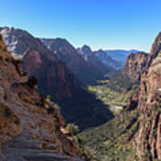 Breathtaking Zion Canyon View Art Print