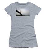 Golden Gate Bridge Disappears Into Misty Fog Women's T-Shirt